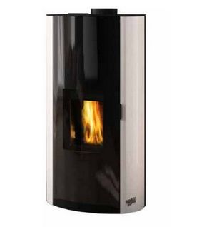 Poêle à Granulés 9kw Blanc - 490329blanc