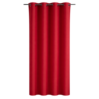 Rideau D'ameublement Uni Extérieur - 140x260 Cm - Rouge Orangé
