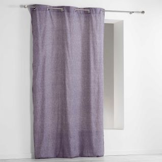Rideau D'ameublement - Effet Chiné - 140x260 Cm - Violet Parme