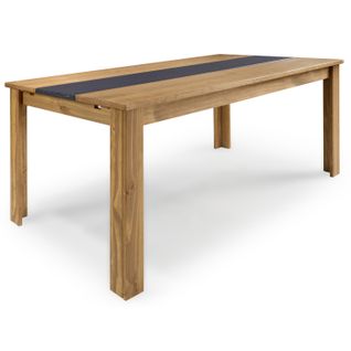 Table L. 160/240 + Allonge TARA Imitation chêne / Anthracite