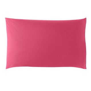 Taie D'oreiller Studio Coton Fuchsia 50 X 75 Cm Rose
