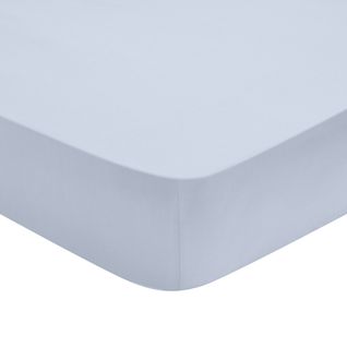Drap Housse Influence Percale Brise 80 X 190 Cm Bleu