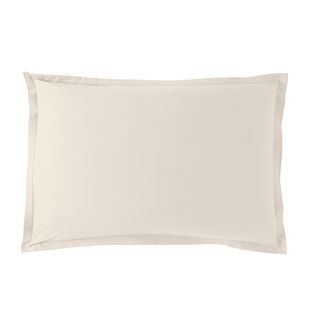 Taie D'oreiller Influence Percale Coquille 65 X 65 Cm Beige