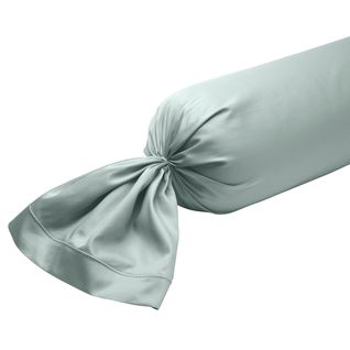 Taie De Traversin Partition Satin De Coton Coloris Menthe 160 Cm Vert