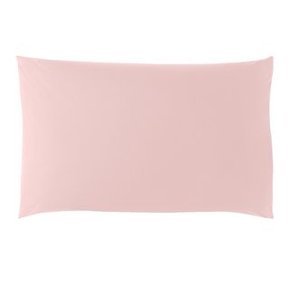 Taie D'oreiller Studio Coton Poudre 50 X 75 Cm Rose