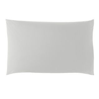 Taie D'oreiller Studio Coton Gris Perle 50 X 75 Cm Gris