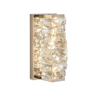 Applique Métal Chromé Et Cristaux - Elina