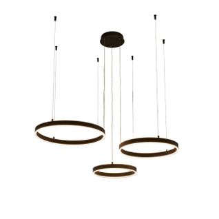 Grand Lustre LED Dimmable Cercles Lumineux - Blisko