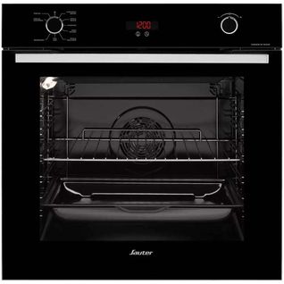 Four Encastrable Chaleur Pulsee 70 L Pyrolyse Noir Sop6204lb -2