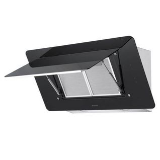 Hotte Décorative Inclinée 90cm 543m3/h Inox/verre - Bhv1974ib