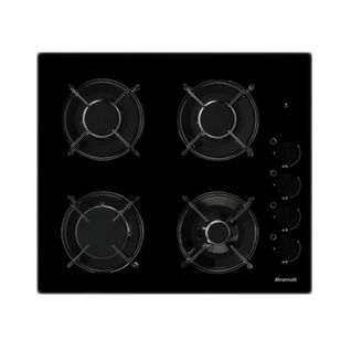 Table De Cuisson Gaz 60cm 4 Feux Noir - Bpg3400b