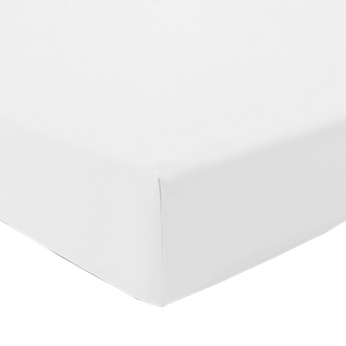 Drap Housse Uni Blanc Percale Anne De Solène 140 X 190 (2 Pers) Blanc