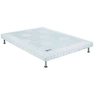 Sommier Tapissier Extra-plat 9 Cm Blanc 160x200