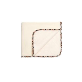 Couverture Tartan Double Polaire Beige 70x80