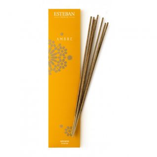 Encens Indiens 20 Bâtonnets Ambre En Bois