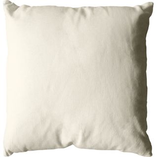 Coussin Uni Effet Bachette Déhoussable - 60 X 60 Cm - Ecru