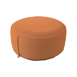 Pouf Gonflable Extérieur - 55x20 Cm - Orange Corail