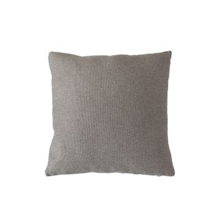 Coussin Déhoussable En Velours Chenillé - 40x40 Cm - Taupe