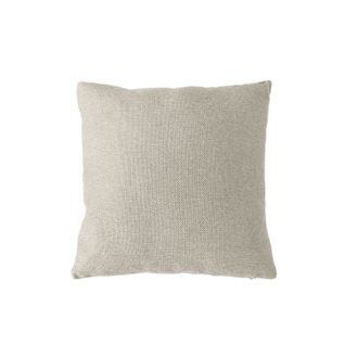 Coussin Déhoussable En Velours Chenillé - 40x40 Cm - Naturel