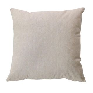 Coussin Déco Uni "dune" 40x40cm Naturel