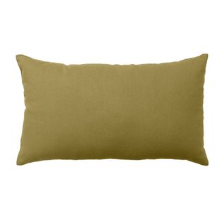 Coussin Non Déhoussable En Coton Uni - 30x50 Cm - Bronze