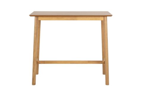 Table De Bar En Bois Naturel 4 Places L120 - Izia