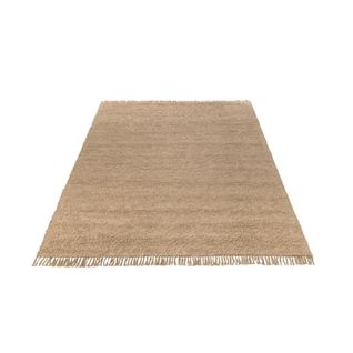 Tapis Rectangulaire En Coton Beige 200x300 - Wiston