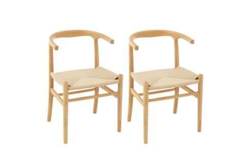 Chaises De Salle à Manger En Corde Et Bois De Hêtre - Aya