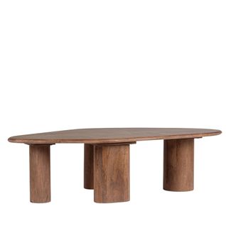 Table Basse Organique Ovale En Manguier L150 - Blas