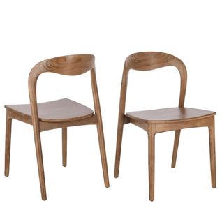 Chaises De Salle à Manger En Bois De Teck (lot De 2) - June