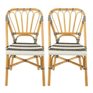 Chaises Parisiennes Tressées Rayures (lot De 2) - Montmartre
