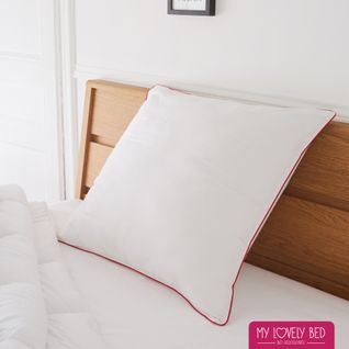 Oreiller Percale 100% Coton - 60x60 Cm - Doux Et Gonflant - Confort Moelleux - Anti Acariens
