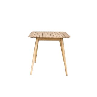 Table De Jardin Carrée 2/4p En Teck Massif Naples