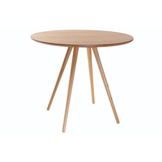 Table à Manger Ronde Bois Clair D90 Cm Artik