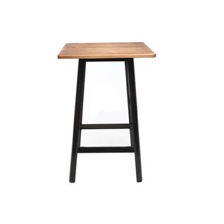 Table De Bar Design Noire L70 Cm Jones