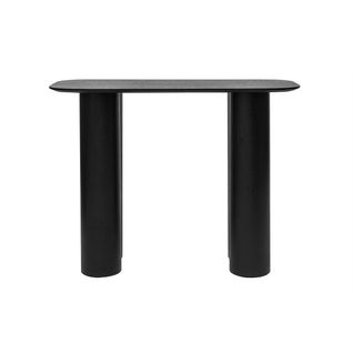 Console Design En Bois Noir L100 Cm Foleen