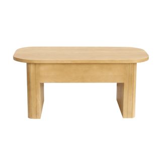 Table Basse Relevable Rectangulaire Bois Manguier Massif L100 Cm Latigo