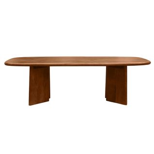 Table Basse Rectangulaire En Bois Manguier Massif Teinté L120 Cm Sota