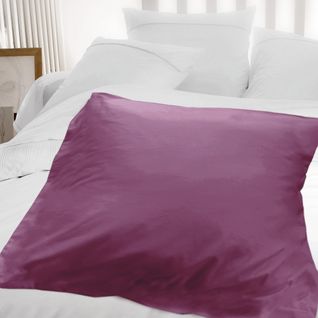 Housse D'édredon Uni 140x150 Cm Coton Alto Raisin