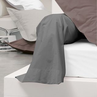 Taie De Traversin Uni 140x43 Cm Coton Alto Manhattan