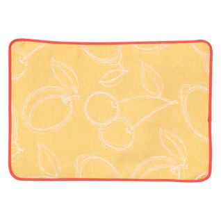 Set De Table Matelassé 35x50 Cm Coton Line Orange