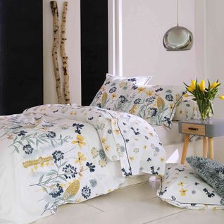 Housse De Couette 140x200 Cm Percale Pur Coton Petite Folie Bleu