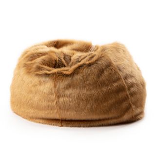 Pouf En Peluche Lièvre Brun Lewis Avec Remplissage