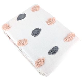 Parure De Lit 240x220 Cm Coton Bci Adouci Poupie Blanc 3 Pièces