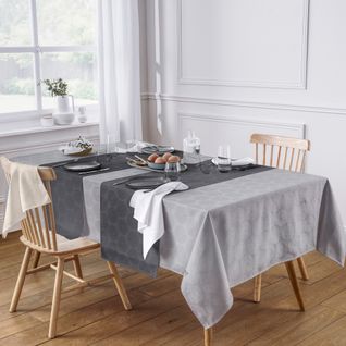 Lot De 3 Serviettes De Table 45x45 Cm Hélios Perle Coton +