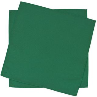 Lot De 2 Set De Table Carré 45x45 Cm Diabolo Vert Sapin Traitement Teflon