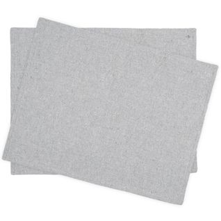 Lot De 2 Sets De Table 35x45 Cm Unico Gris