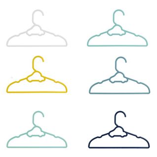 Lot De 6 Cintres Enfant Voiture Multicolore