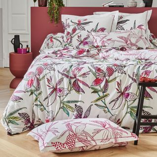 Housse De Couette 240x220 Cm Coton Pénélope Rose