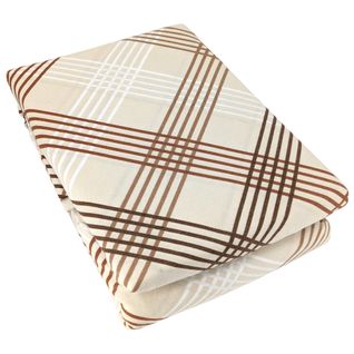 Parure De Lit 240x220 Cm 100% Flanelle De Coton Arthur Beige 3 Pièces